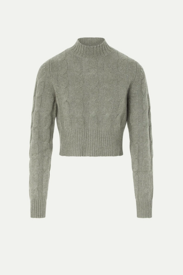 Murano Cashmere Sweater Moss Green