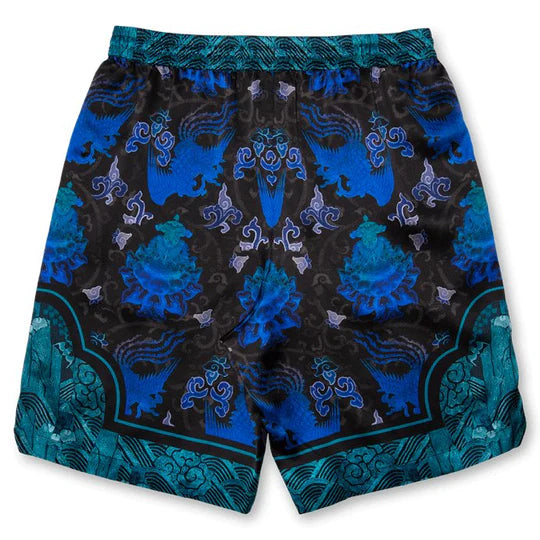 Traditional Silk Shorts Blue