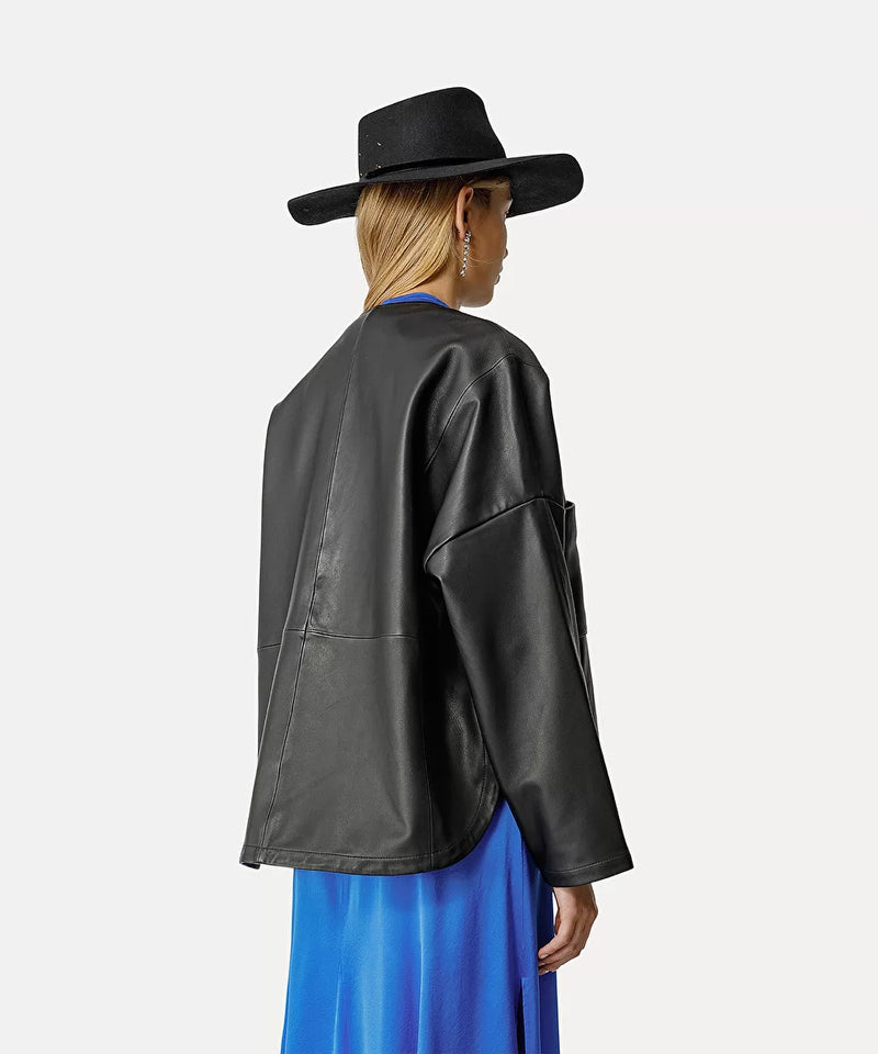 Nappa Leather Kimono