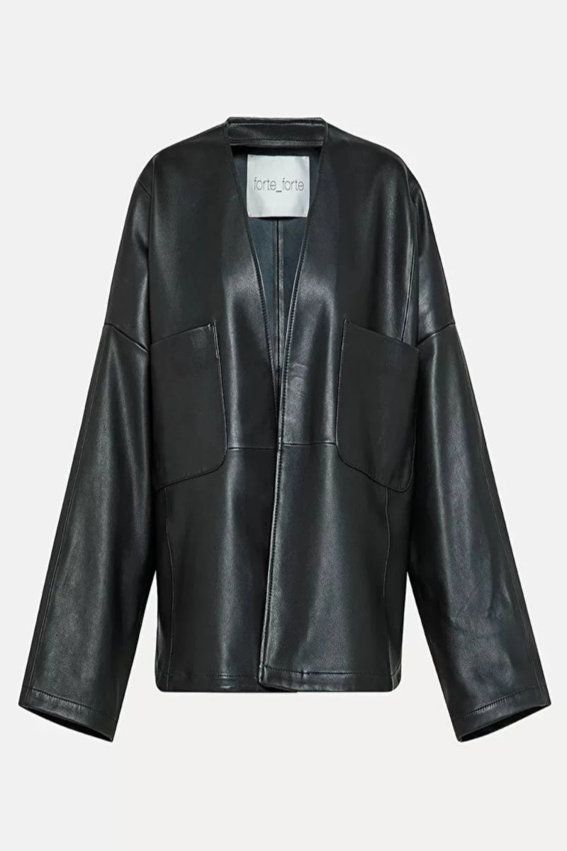 Nappa Leather Kimono