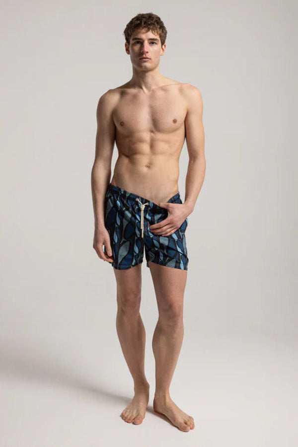 Night Blue Pesci Swim Shorts