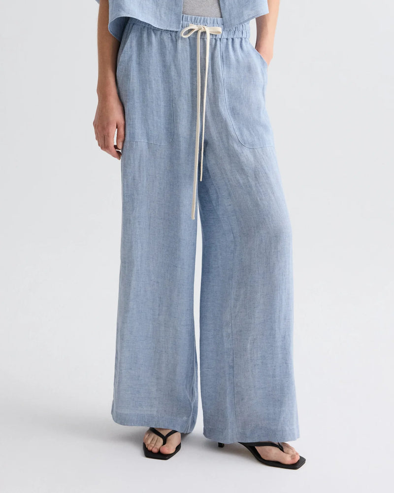 Main St. Pant in Washed Hemp Denim