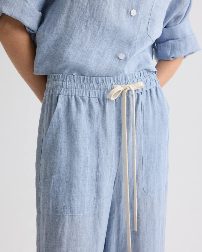 Main St. Pant in Washed Hemp Denim