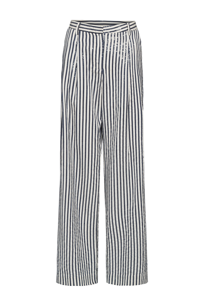 Sulli Trouser Indigo-White