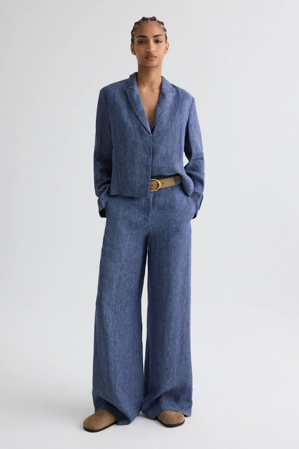 Dylan Pant in Washed Hemp Denim