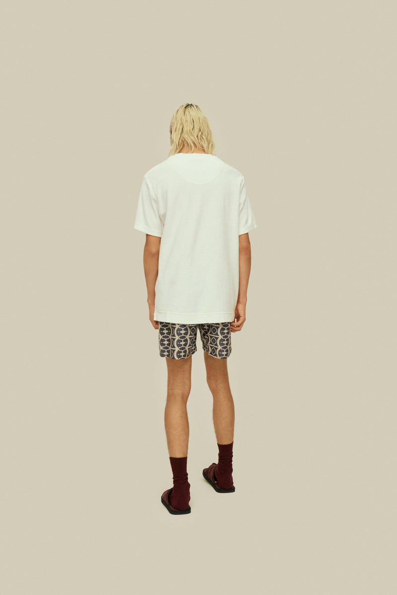 Solid Terry Tee White