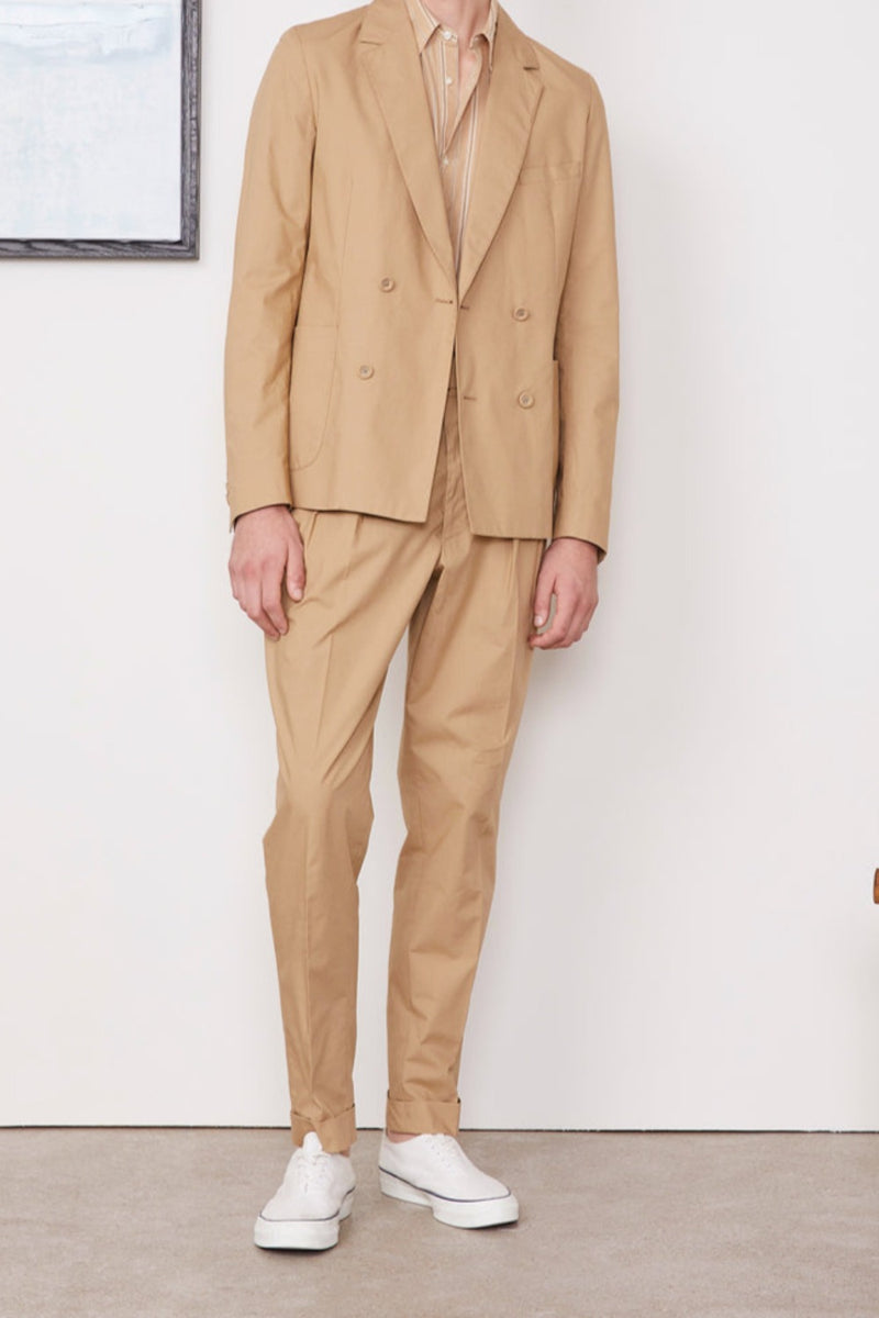 Leon Jacket Cotton Poplin British Khaki OFFICINE GENERALE
