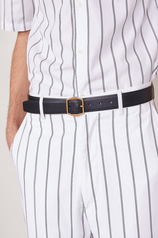 Yvanne Smooth Belt Black