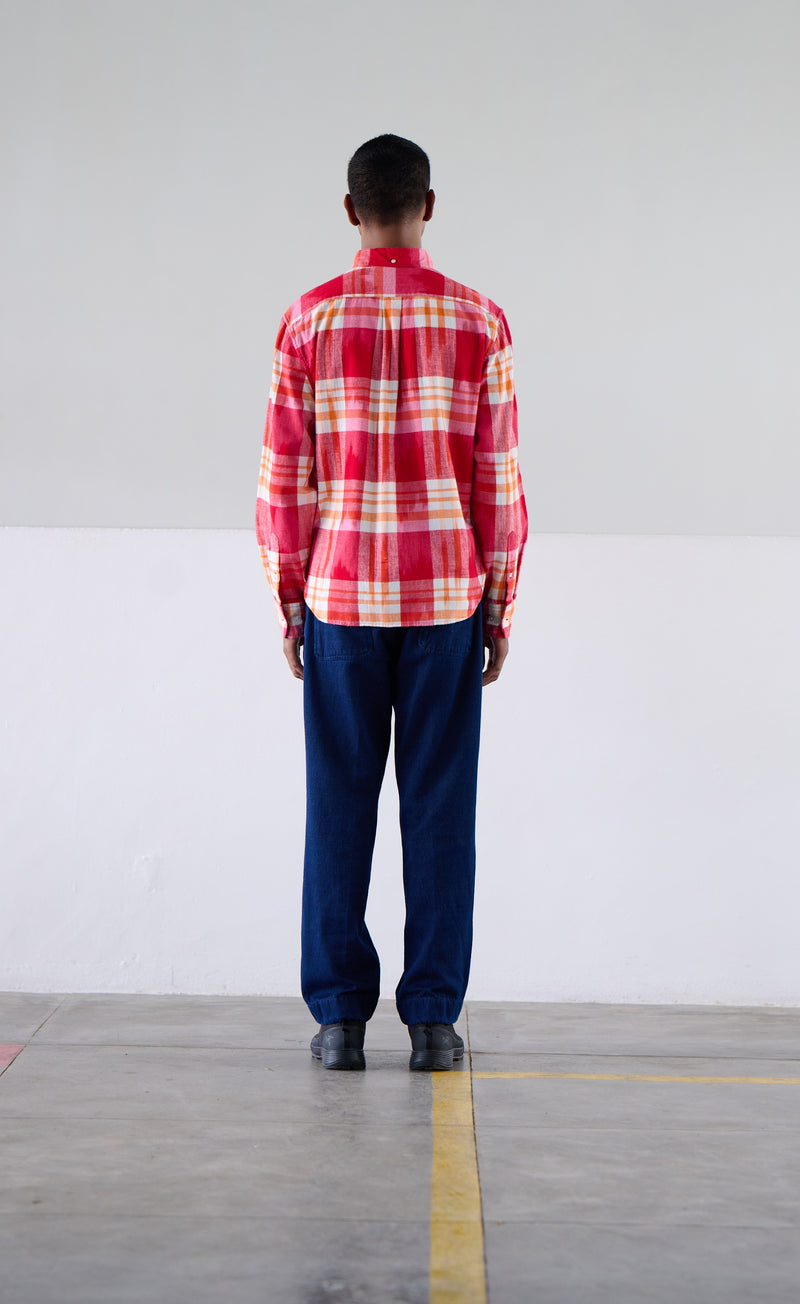 No128 Twin Flap Pocket Button Down Collar Shirt