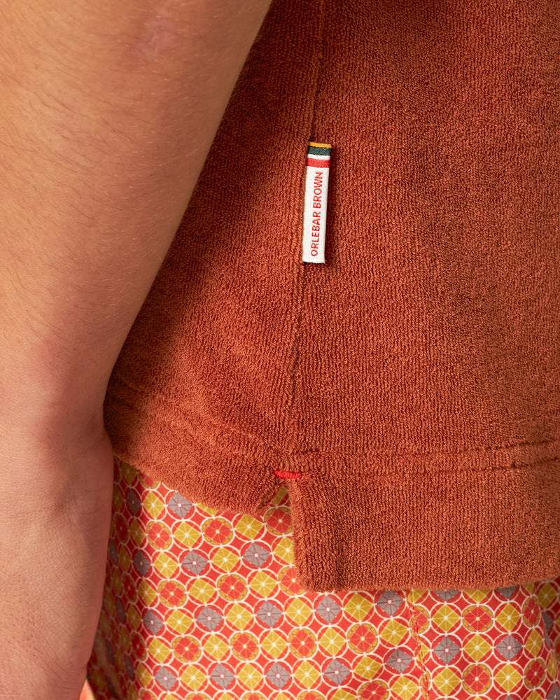 Terry Toweling Polo Canela