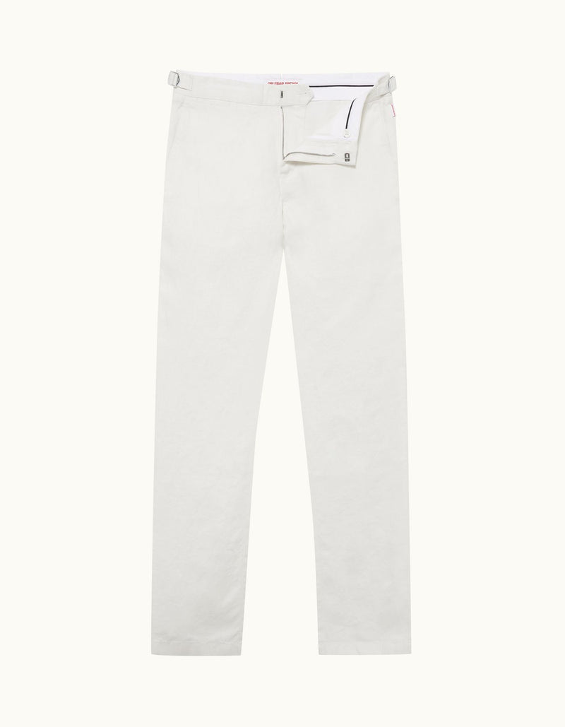 Griffon Linen White Pants