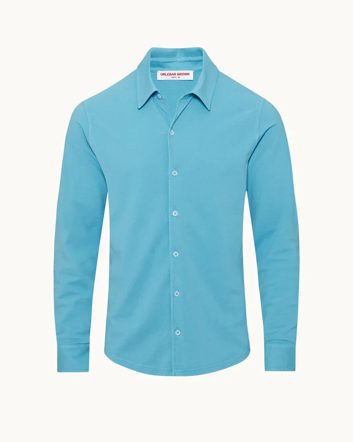Giles Pique California Blue