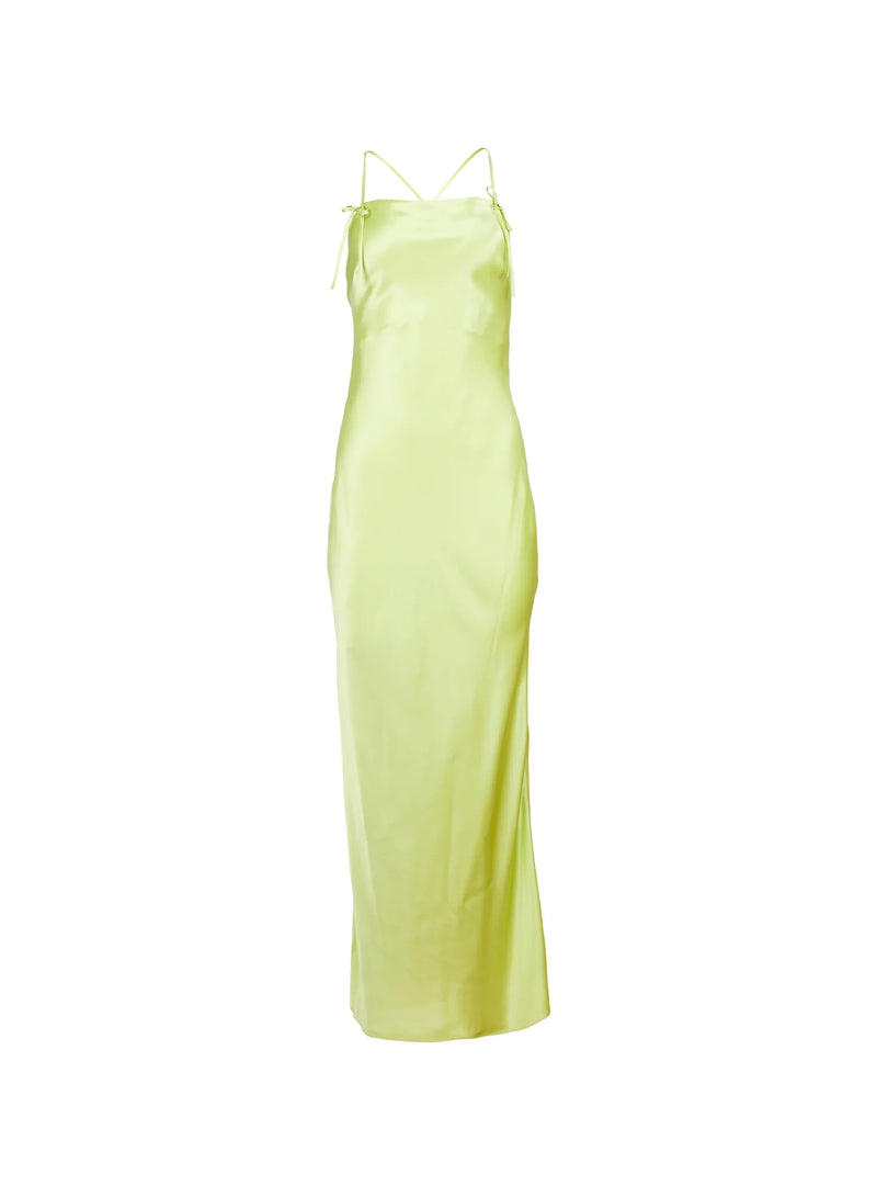 Open Back Maxi Slip Dress
