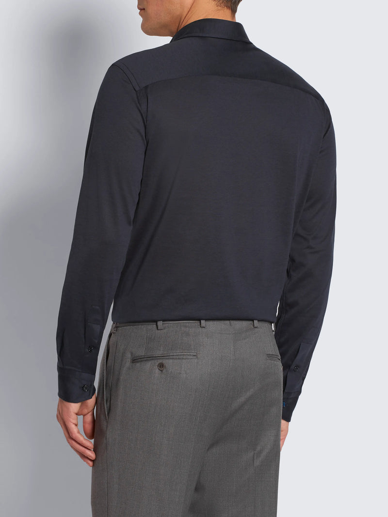 Shirt Sus Cotton Gassed Navy