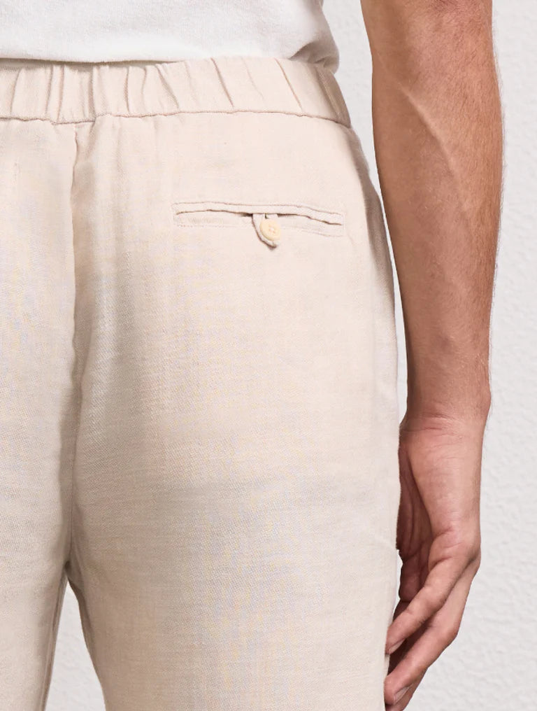 Oscar Linen Chinos Sand