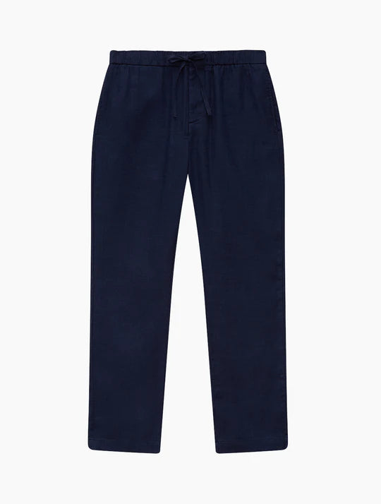 Oscar Linen Chinos Navy