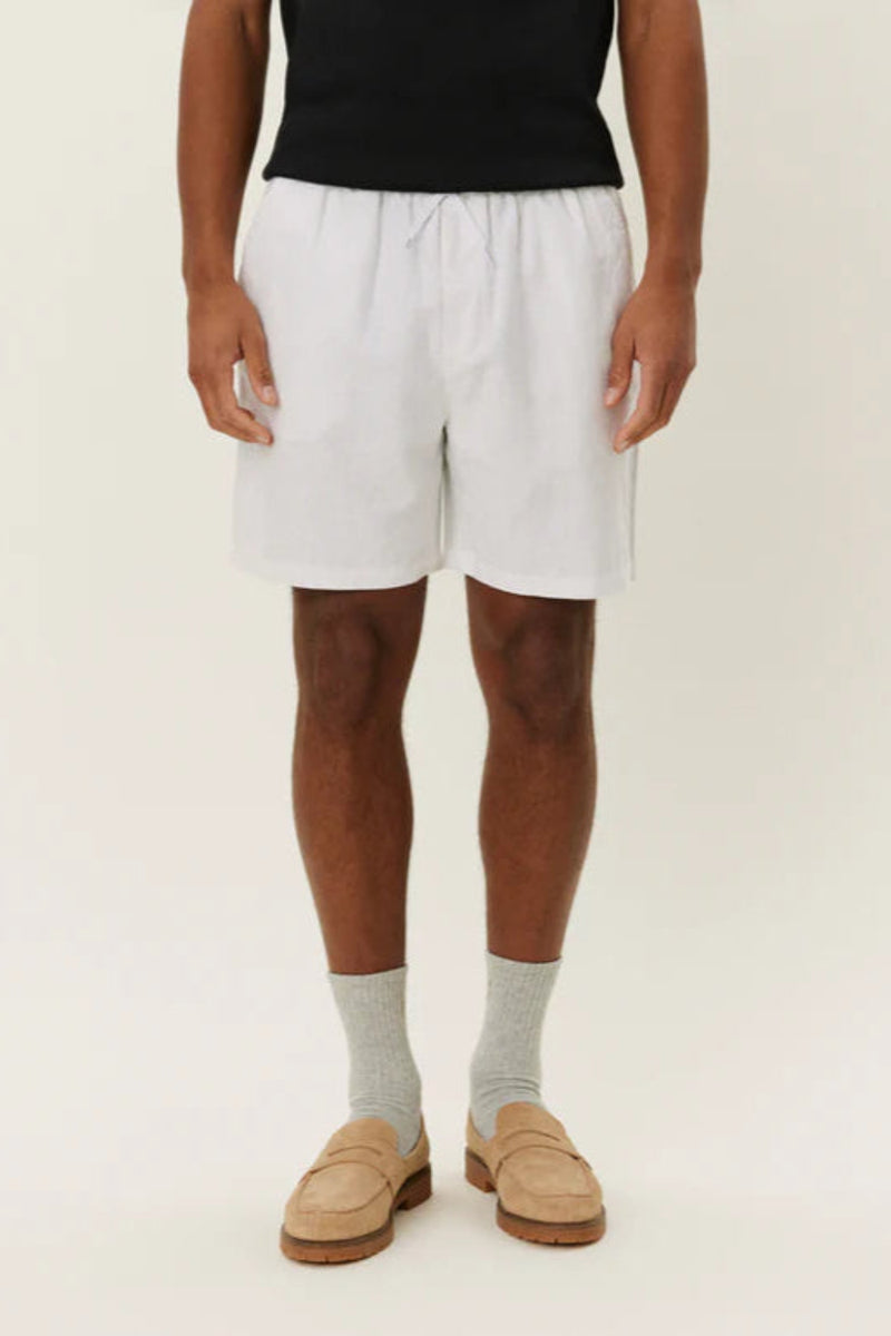Otto Linen Shorts White