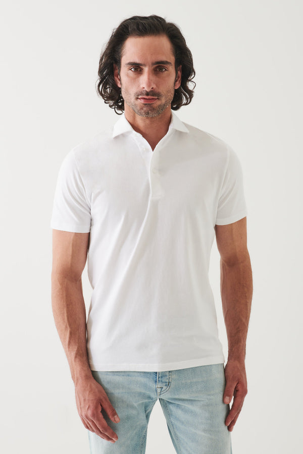 Iconic AMF Stitch Polo White