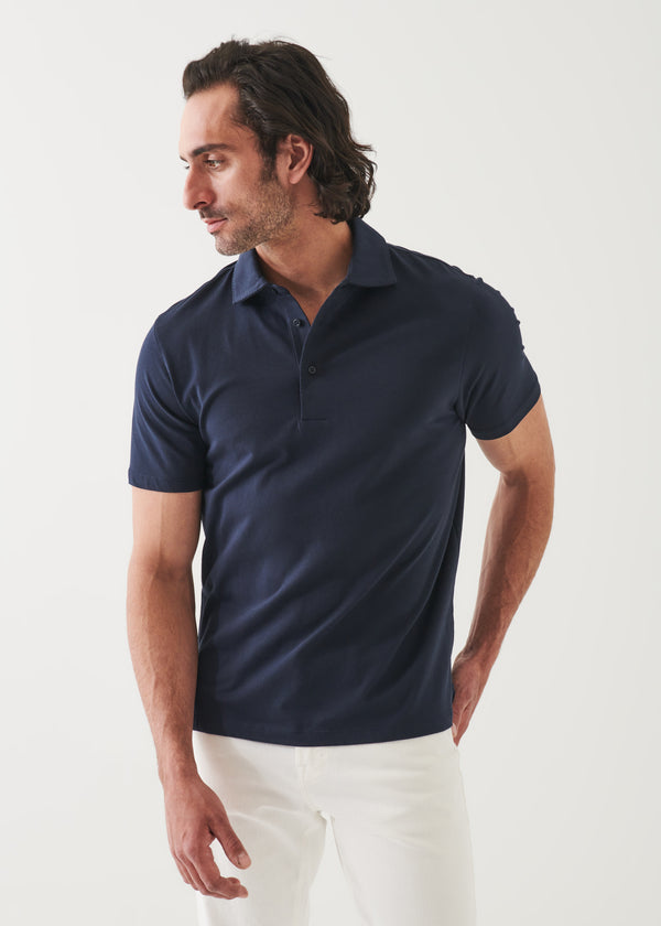 Iconic AMF Stitch Polo Midnight