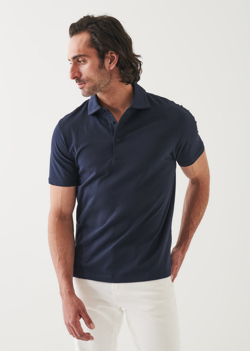 Iconic AMF Stitch Polo Midnight