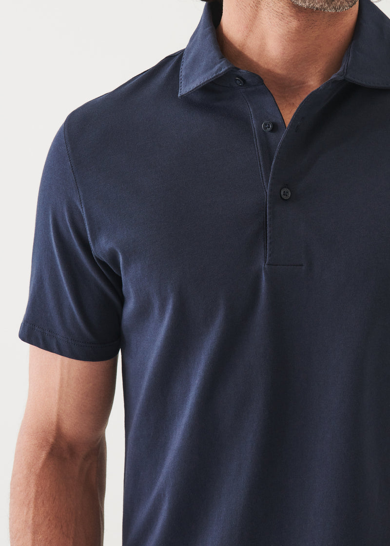 Iconic AMF Stitch Polo Midnight