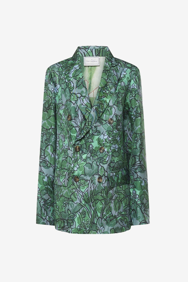Fancy Jacket Green Floral