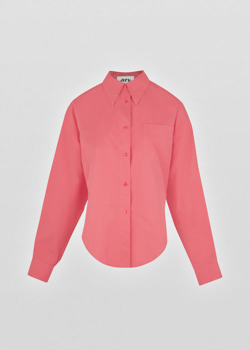 Poplin Tie Back Shirt