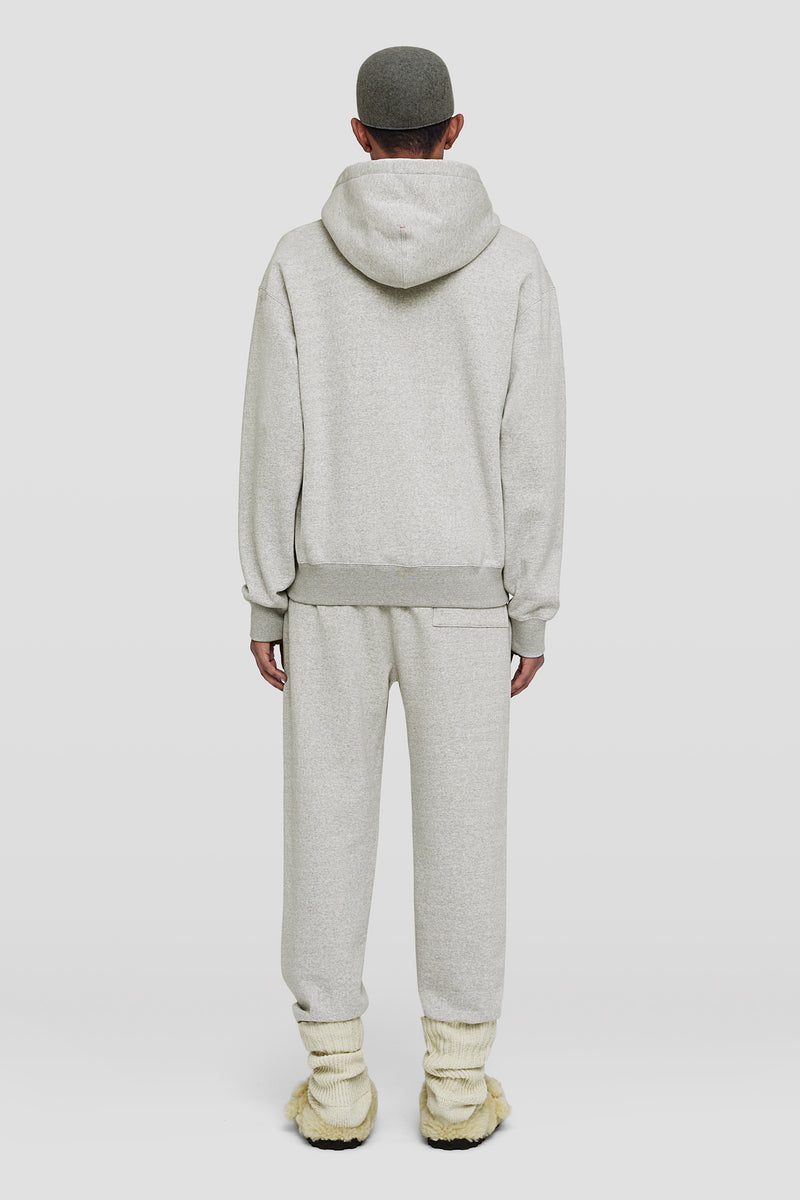 Cotton Sweatpants with Ribbed Drawstring Waist