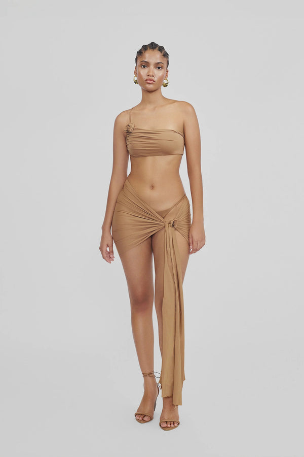 Pestagua Skirt Bronze Brown