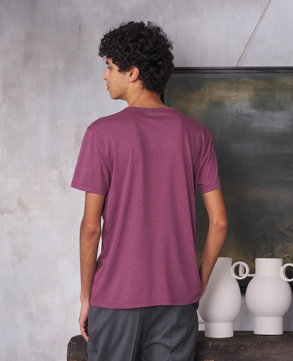 SS Tee PKT CO Linen Tencel Slub