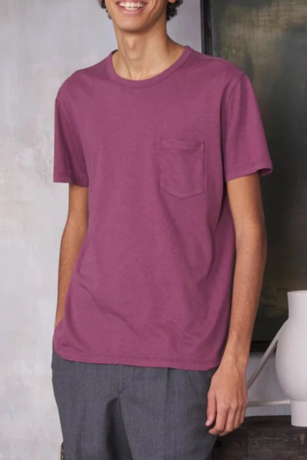 SS Tee PKT CO Linen Tencel Slub