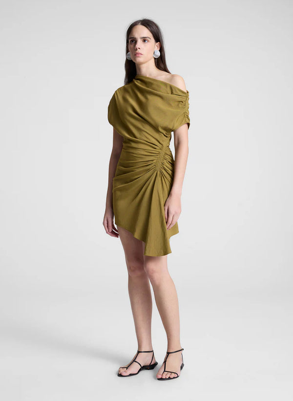 Poppy Linen Mini Dress Hazel