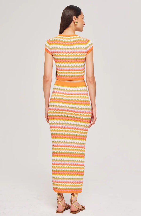 Quartz Knit Top Rainbow Multi