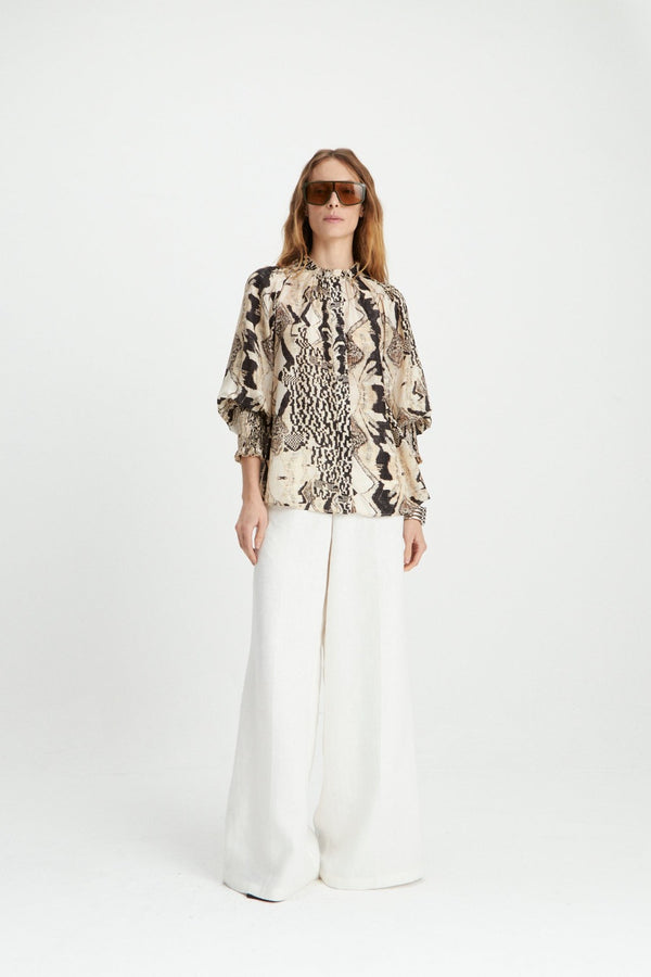 MARIA CHER Quilaquina Julieta Blouse WOMEN'S TOPS Faena, Curio, Miami, Summer Collection