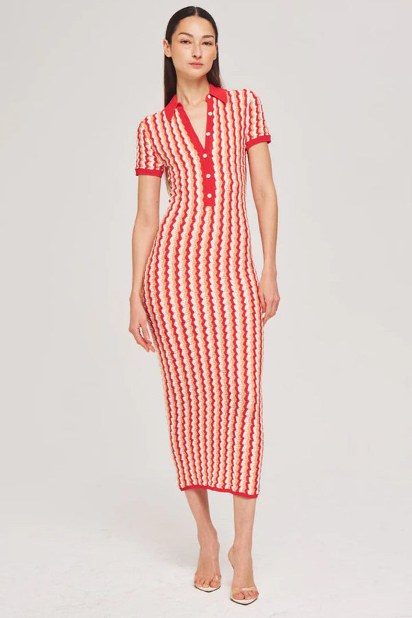 Quinlan Knit Dress Cherry Multi