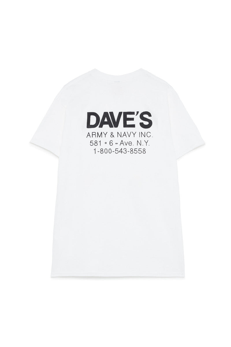 Roy Roger's X Dave's Army and Navy T-Shirt White