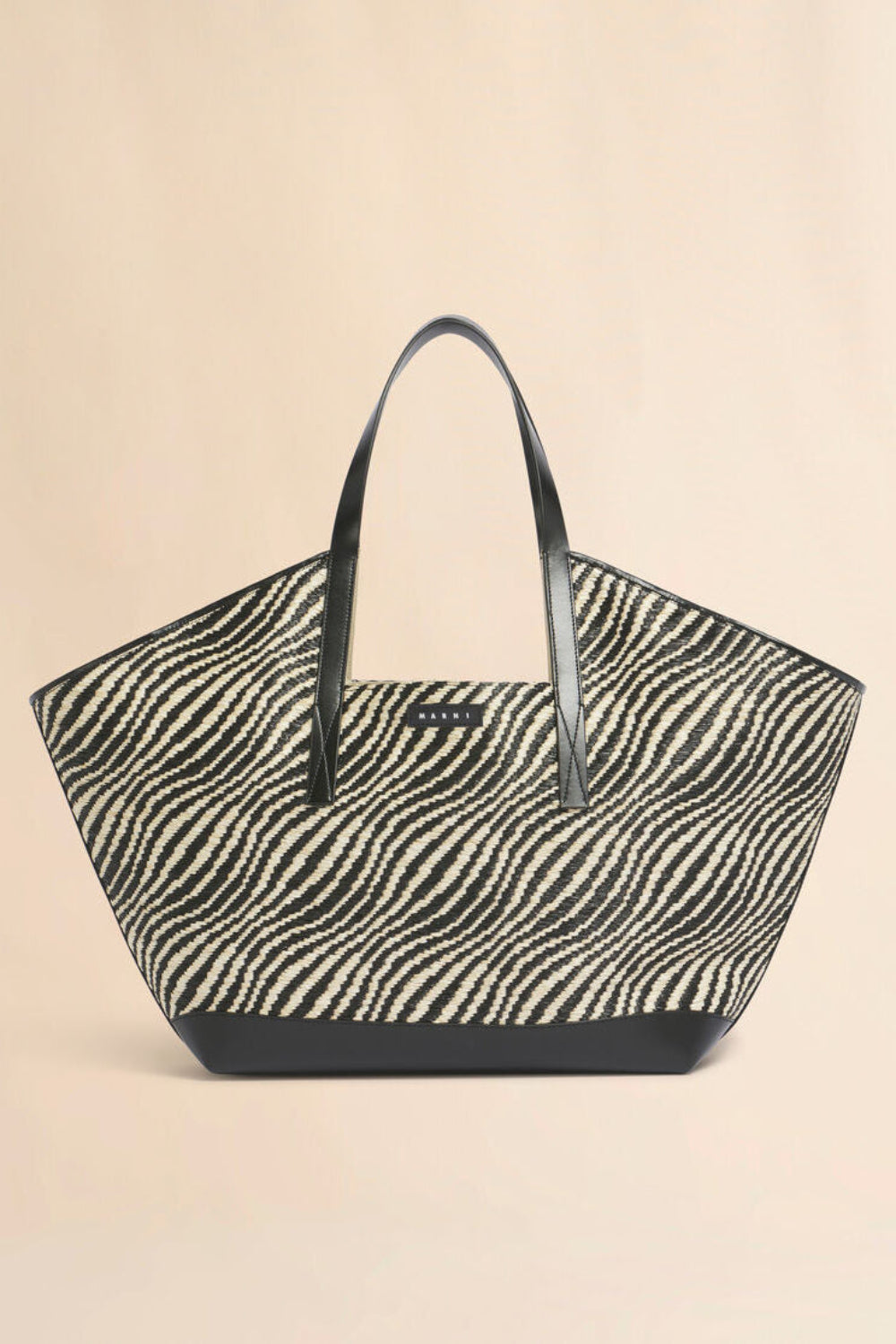 Raffia-Effect Waves Tote Bag – CURIO at Faena Bazaar