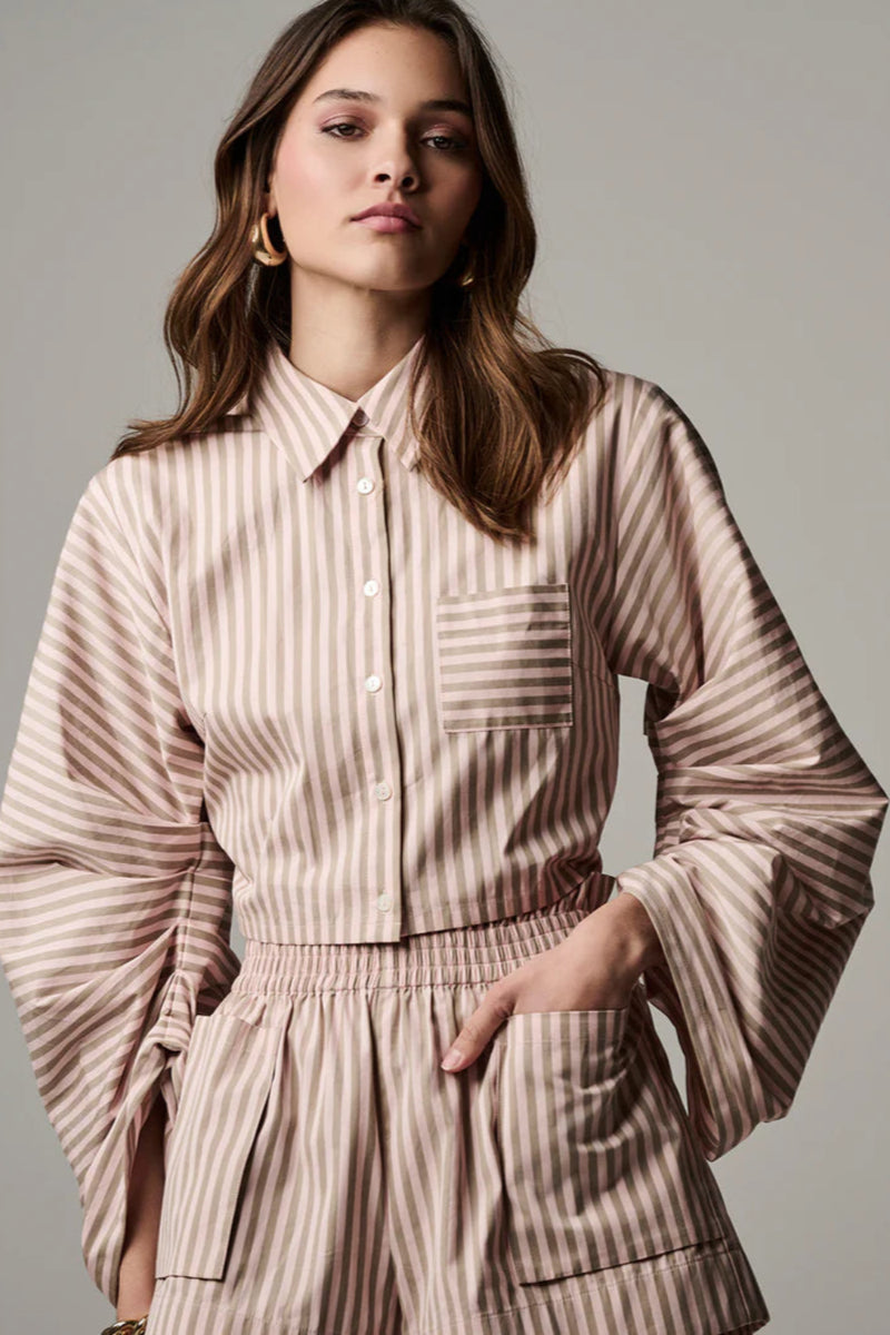 Raquel Top Blush Stripe