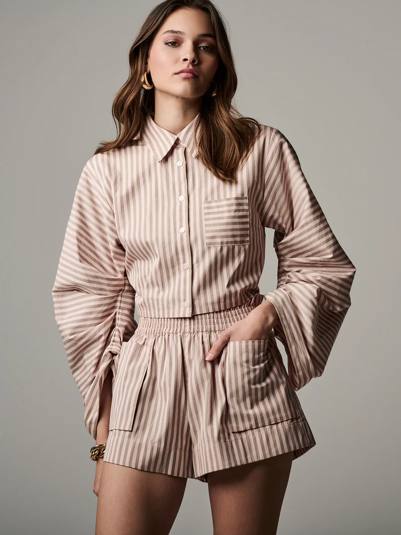 Raquel Top Blush Stripe