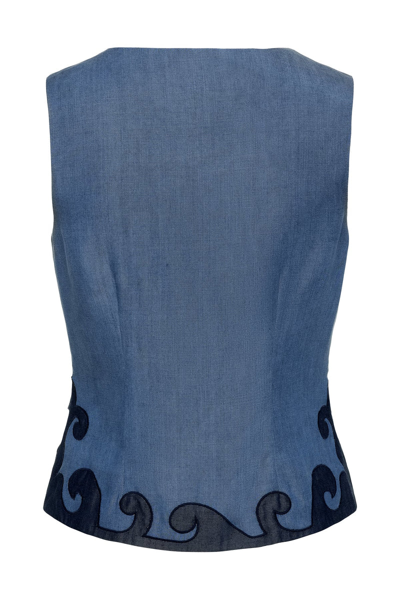 Rebekka Vest Tencel Denim