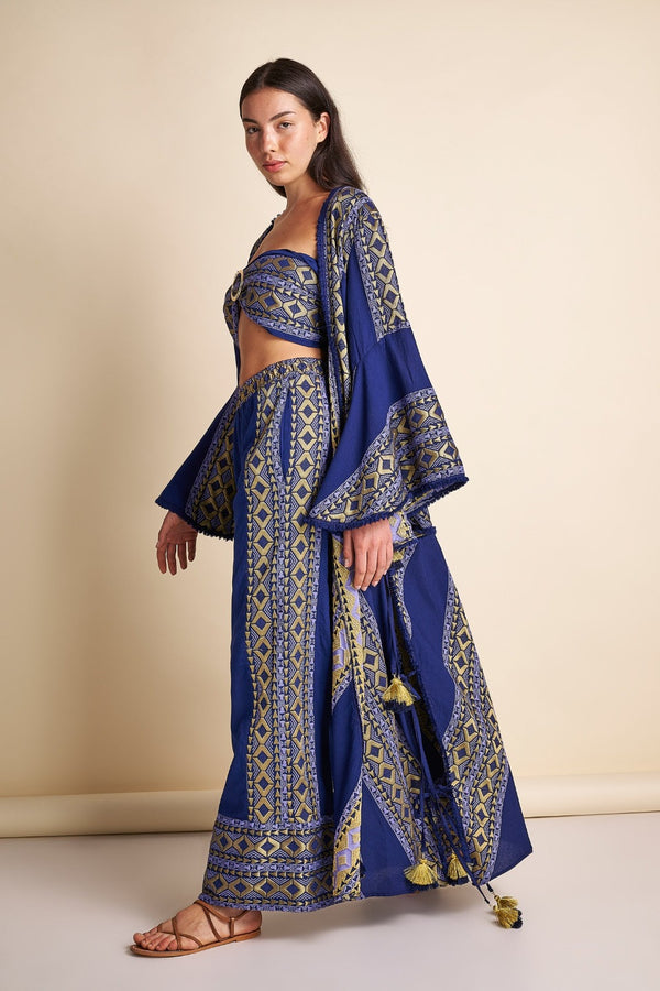 Royal Blue Kaftan M6173