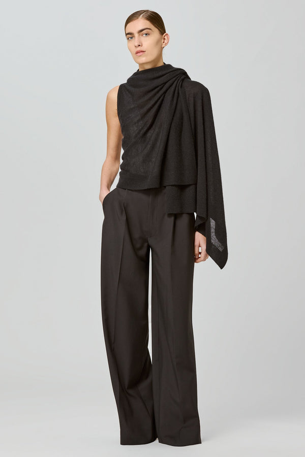 Two Ways Poncho Cardi Black
