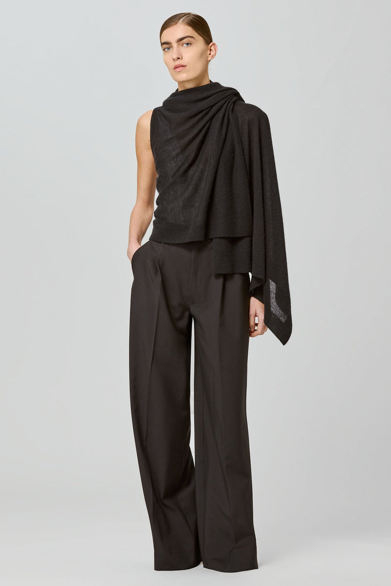 Two Ways Poncho Cardi Black