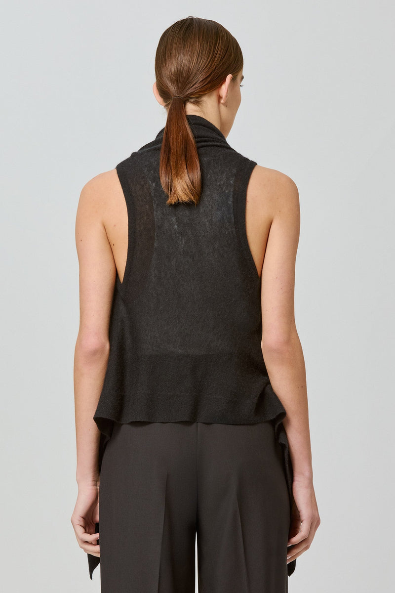 Two Ways Poncho Cardi Black