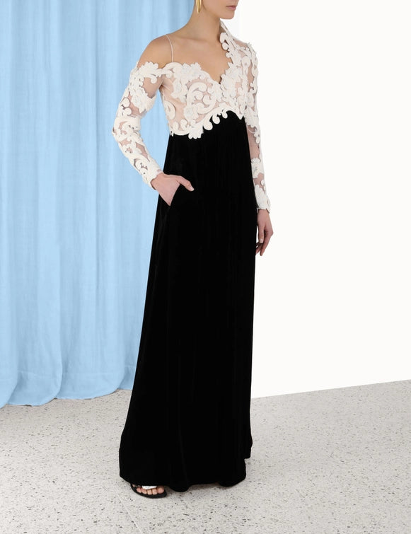 Sensory Velvet Bodice Gown