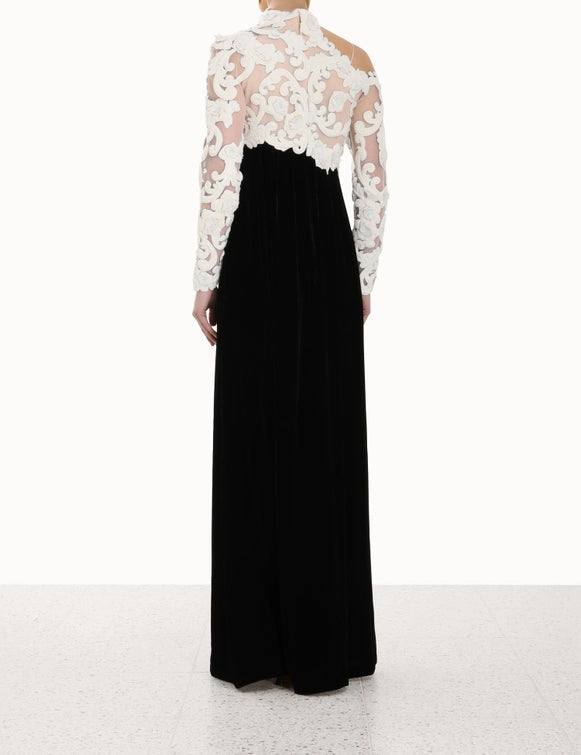 Sensory Velvet Bodice Gown