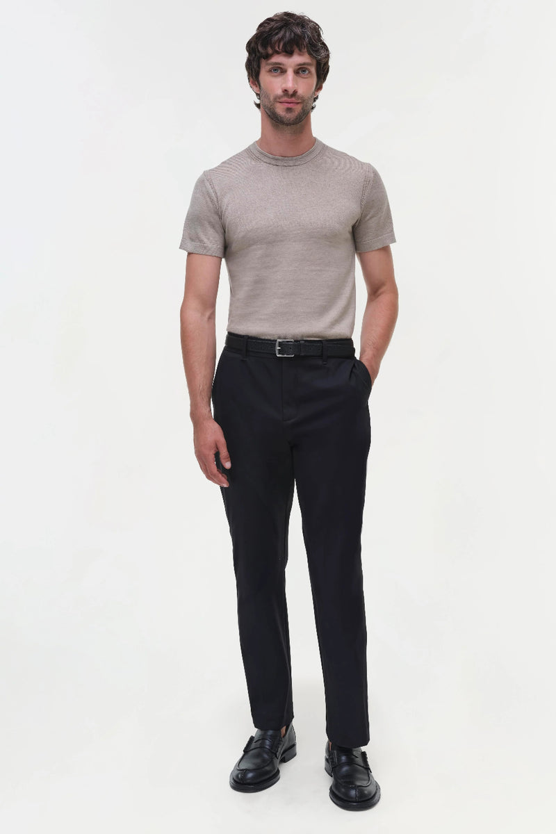 Zack Straight Leg Pants Black