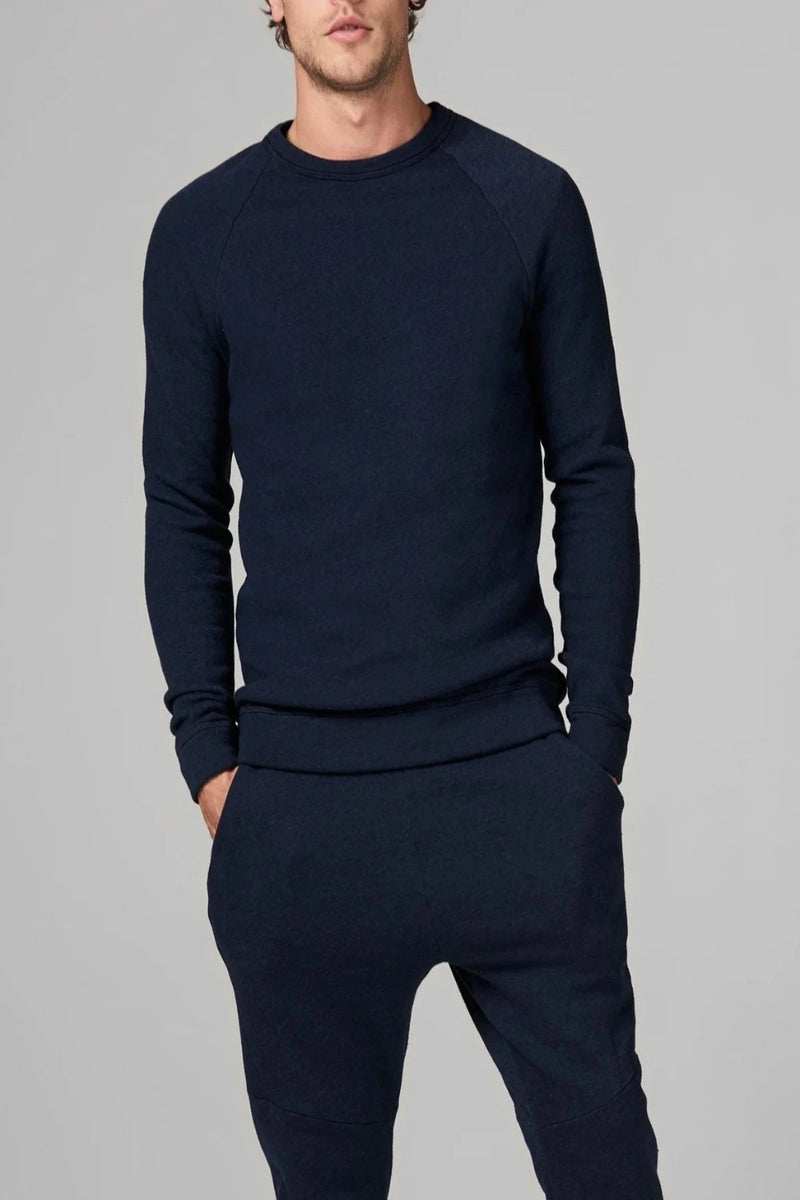 French Terry LS Crewneck Marine