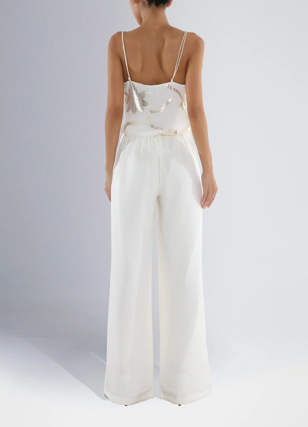 Wide Pants White