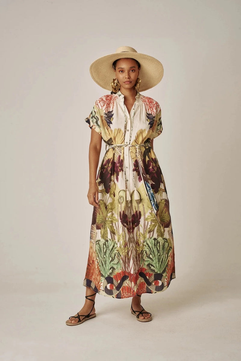 Valerie Smocked Kaftan